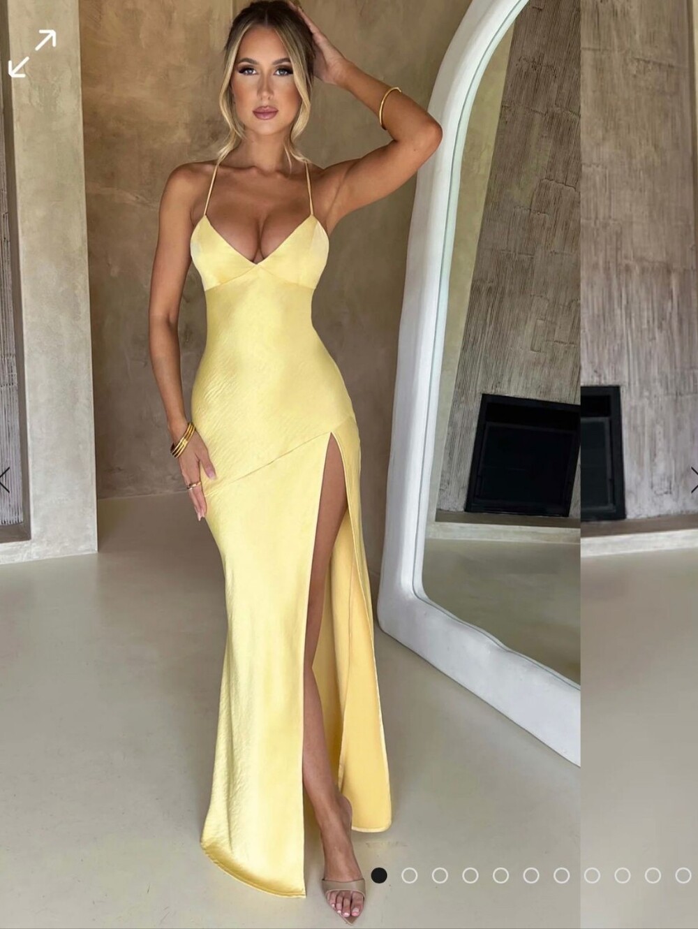Babyboo Isobel Maxi Dress In Lemon